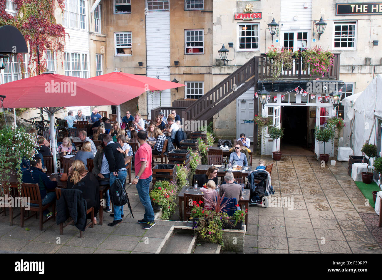 La testa del fiume pub, Oxford, England, Regno Unito Foto Stock