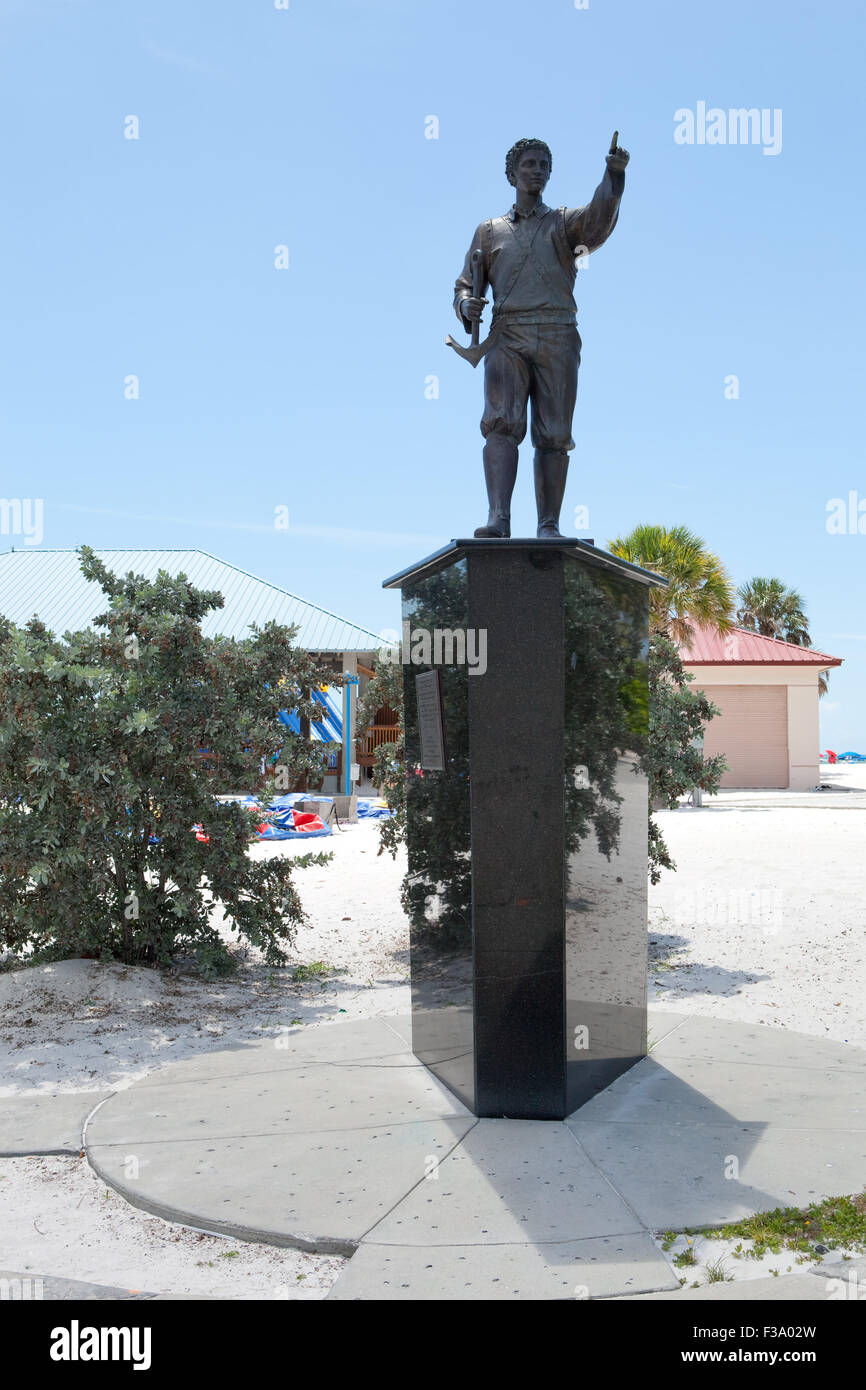 Clearwater Beach Florida statua Foto Stock