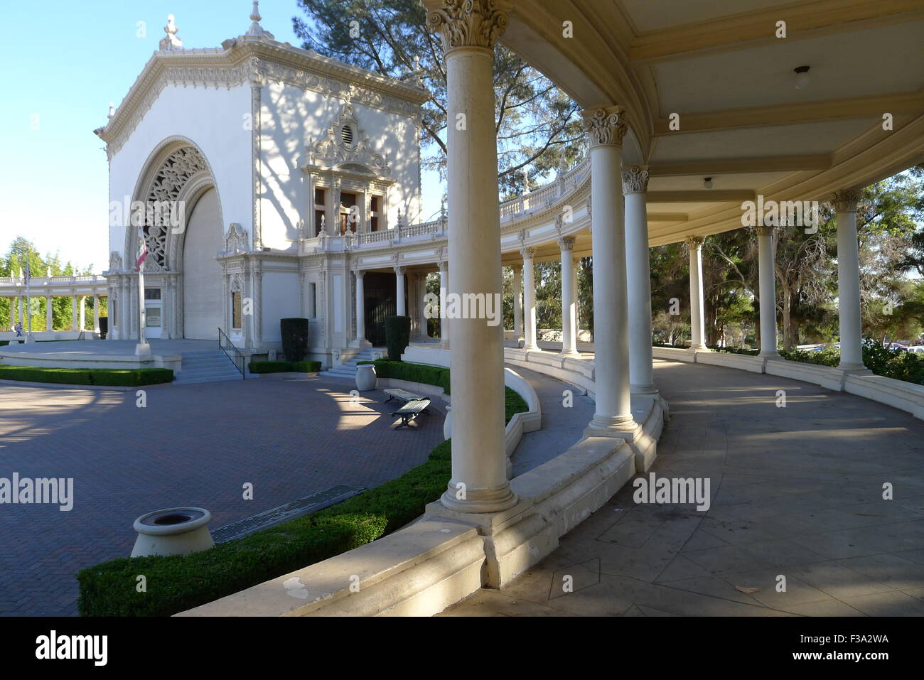 Spreckels Organ Pavilion di Balboa Park di San Diego Foto Stock