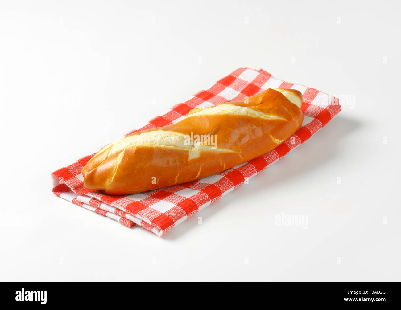 Plain dito rotolo con una crosta morbida Foto Stock