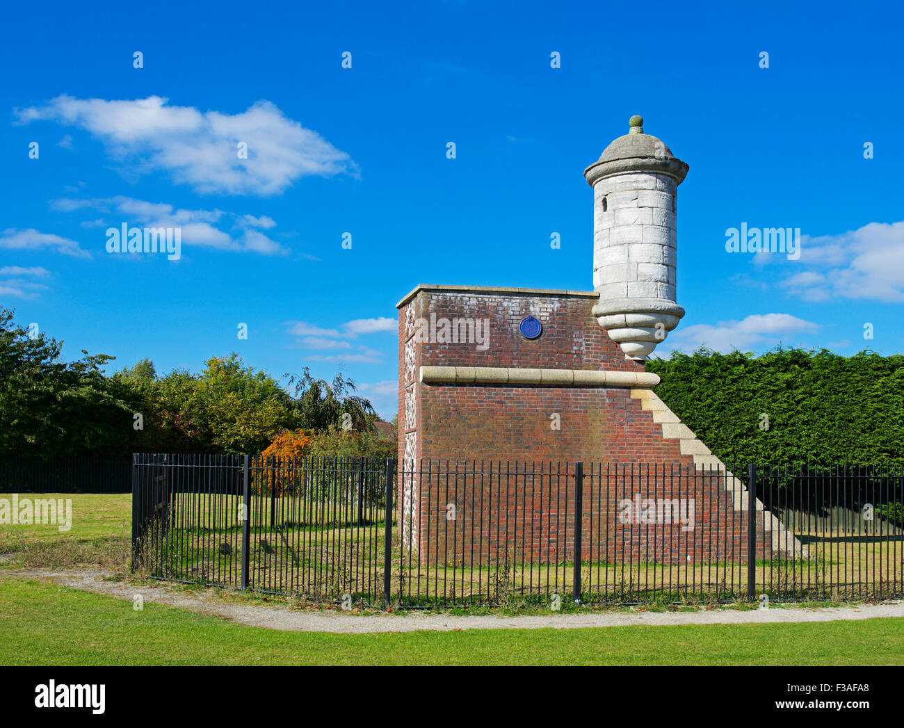 La cittadella torre di avvistamento in East Park di Kingston upon Hull, East Riding of Yorkshire, Inghilterra, Regno Unito Foto Stock