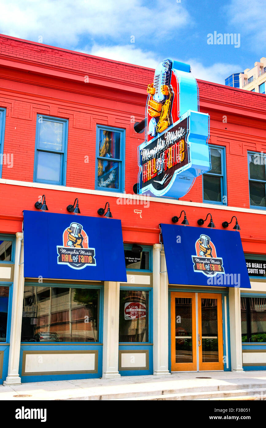 Il Memphis Music Hall of Fame museo Foto Stock