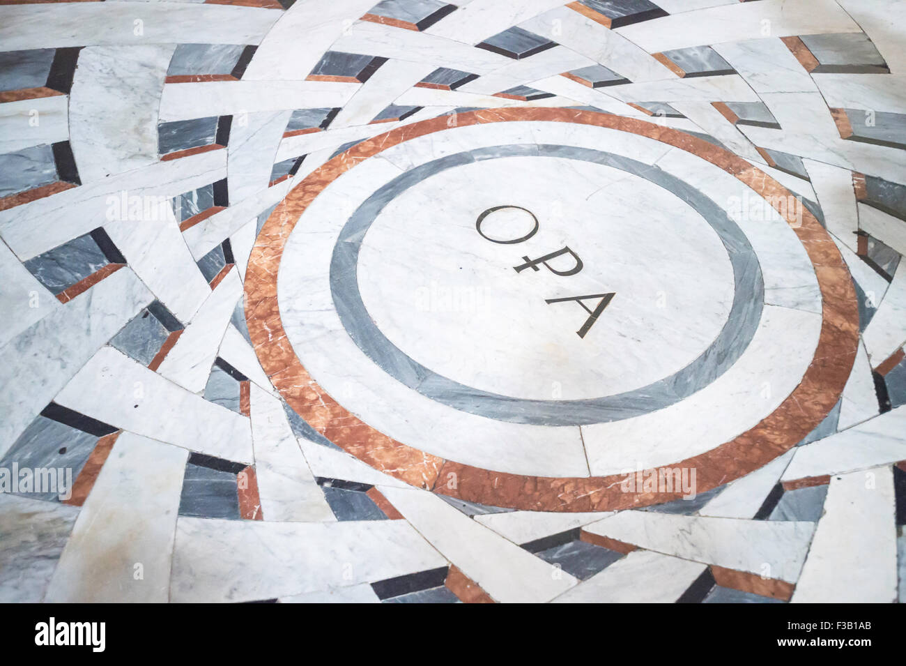 Parte del pianale interno del Duomo, la cupola della Basilica di Santa Maria del Flore, Il Duomo di Firenze, Firenze, Italia Foto Stock