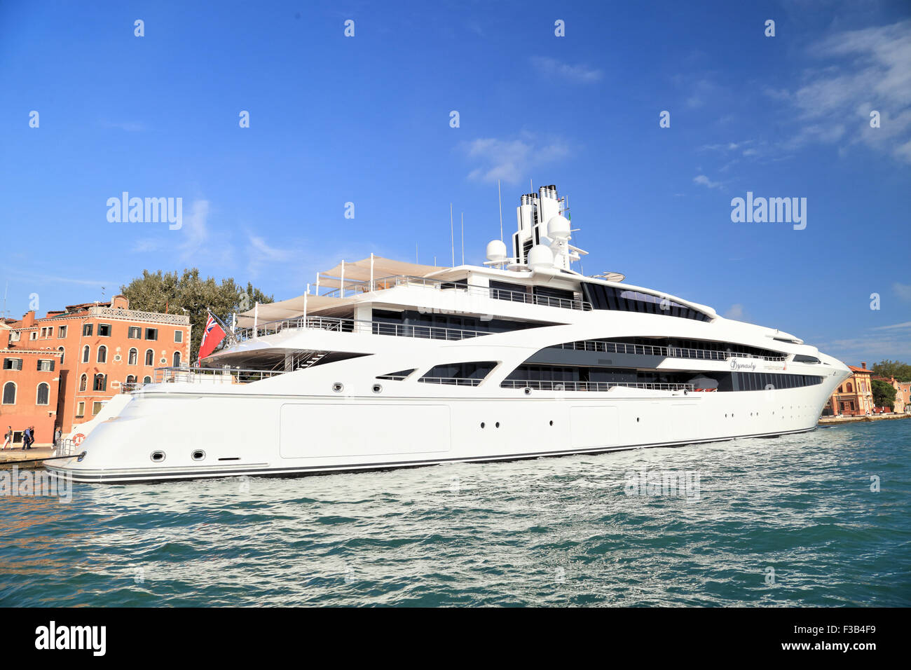 Superyacht IDYNASTY, IMO 9657545 Foto Stock