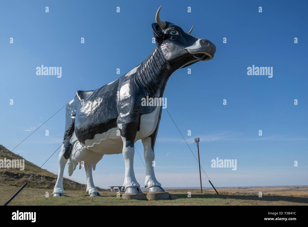 Salem Sue, più grande del mondo di vacca Holstein, nel nuovo Salem, North Dakota Foto Stock