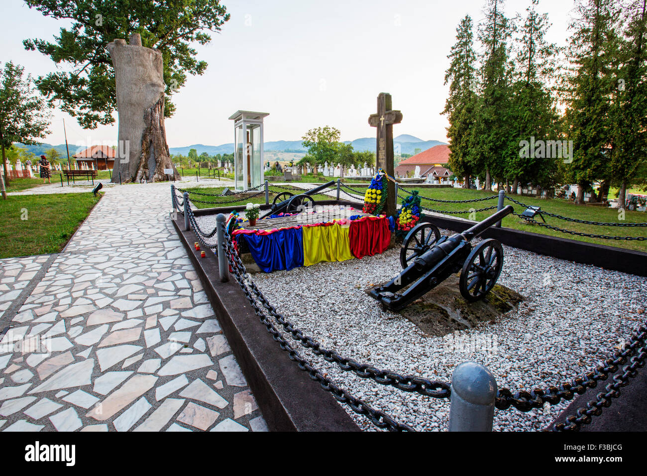 Il rumeno di eroe nazionale, Avram Iancu, tomba di tebea. Foto Stock