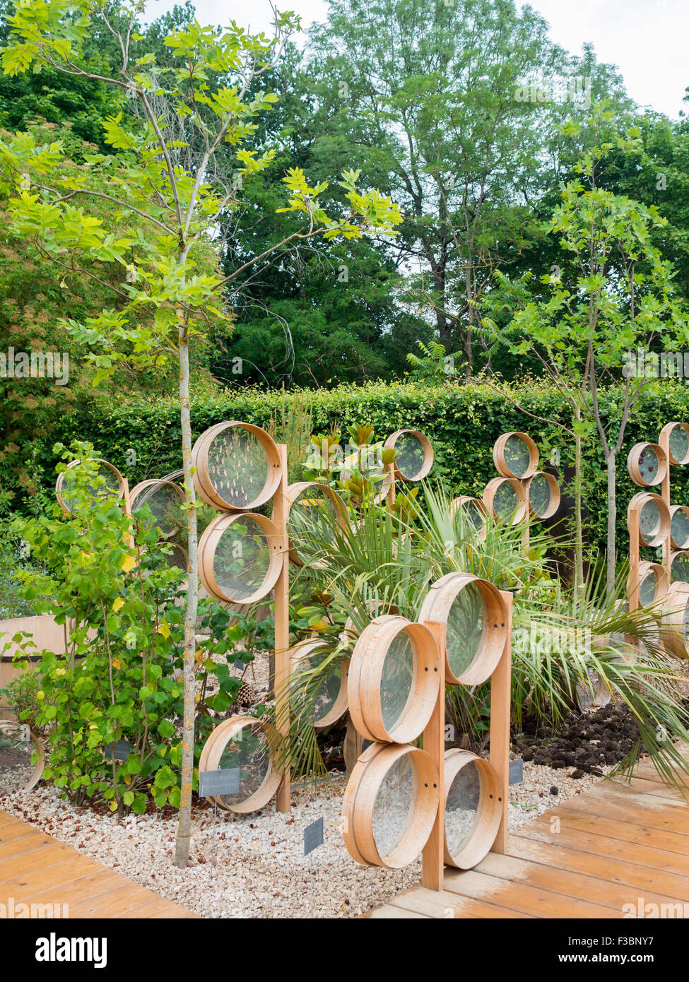 Il giardino di sementi al 2015 International Garden Festival 2015 presso il dominio di Chaumont-sur-Loire Foto Stock