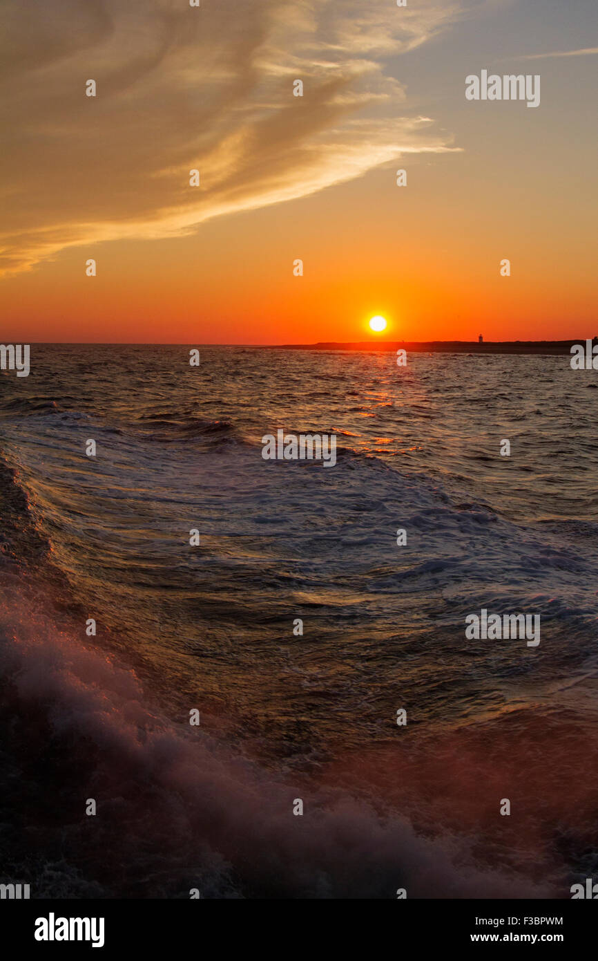 Tramonto spettacolare in Provincetown-Cape Cod-Massachusetts Foto Stock