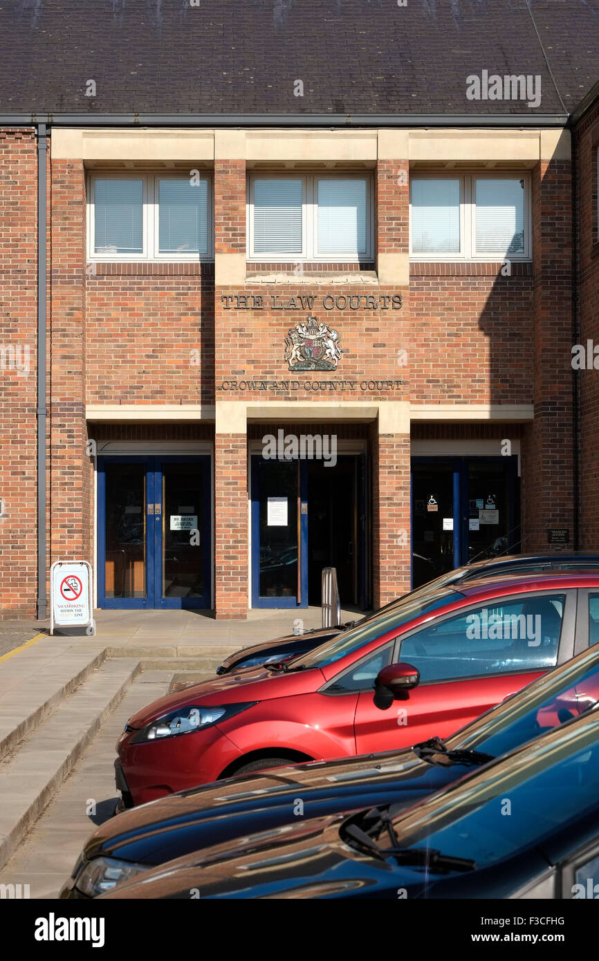 Norwich combinato di tribunali, bishopgate, Norfolk, Inghilterra Foto Stock