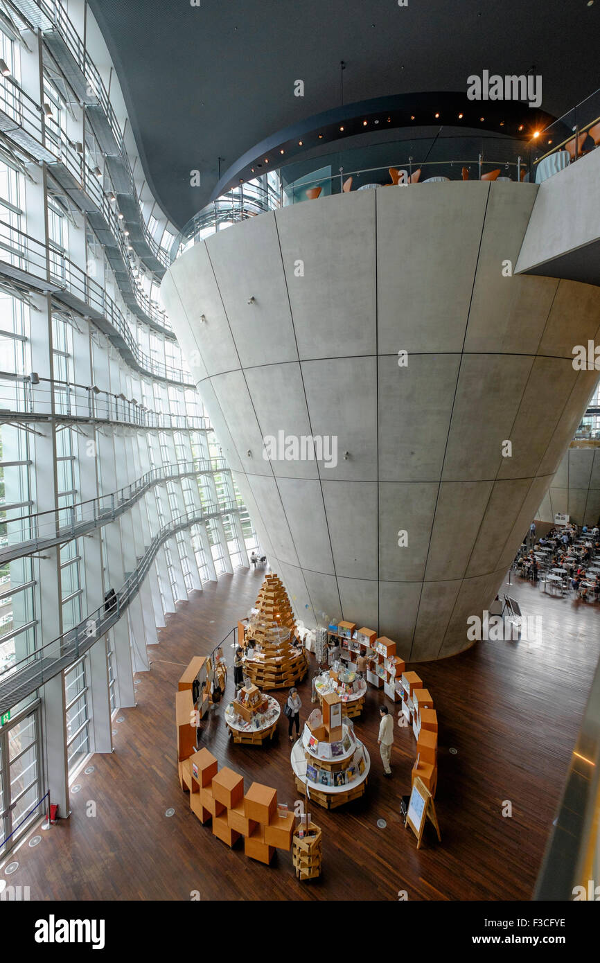 Interno del National Art Center Tokyo Giappone Foto Stock
