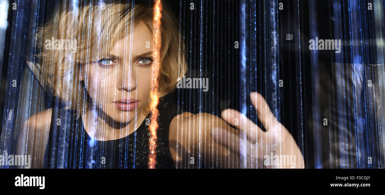 LUCY 2014 Canal+ film con Scarlett Johansson Foto Stock