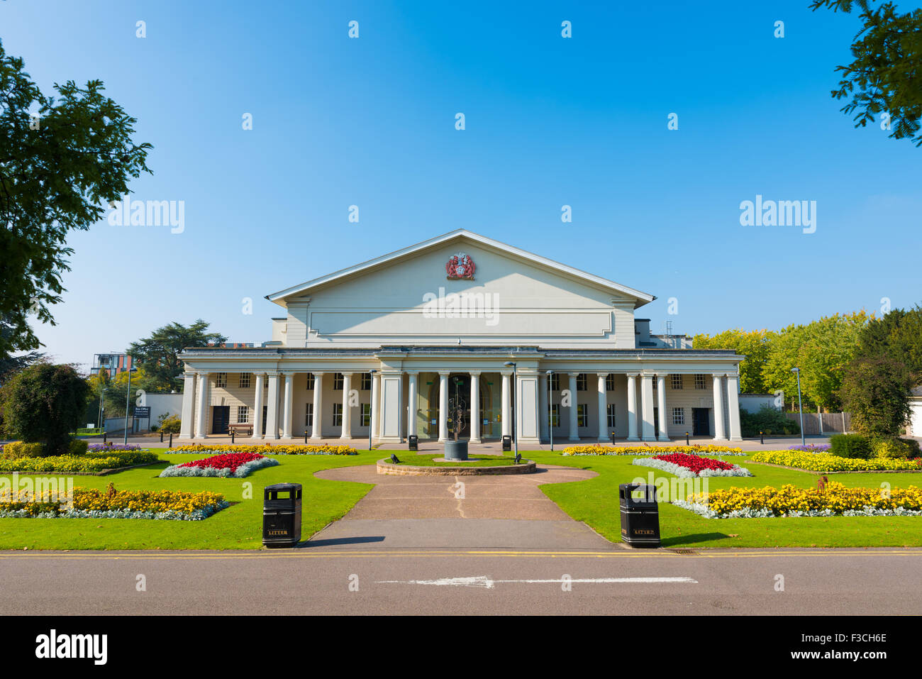 De Montfort Hall musica e performance venue Leicester City, LEICESTERSHIRE REGNO UNITO Foto Stock