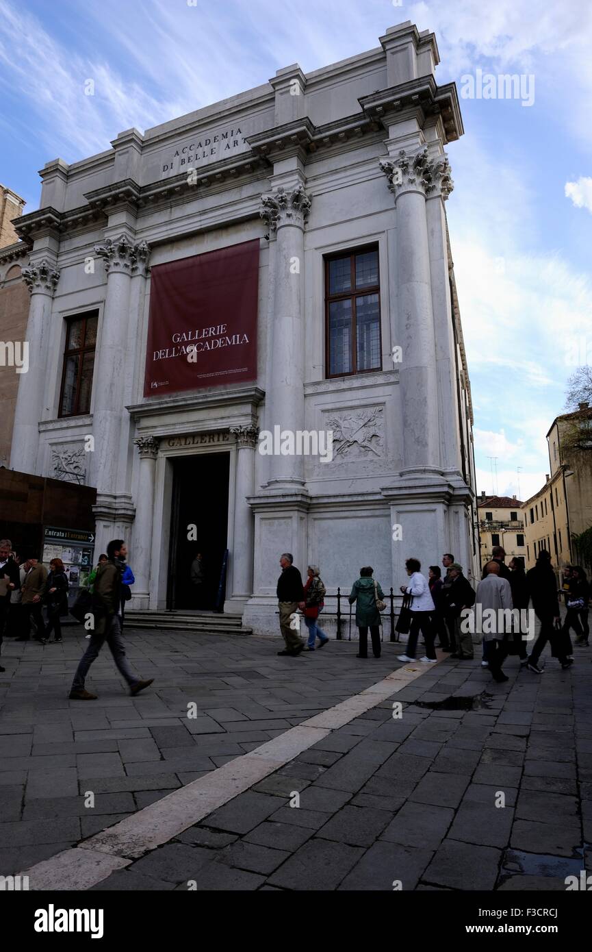 Accademia di belle arti fu fondata nel 1750 dal pittore Giovanni battista piazzetta e ora l'accademia ha la più grande legge Foto Stock