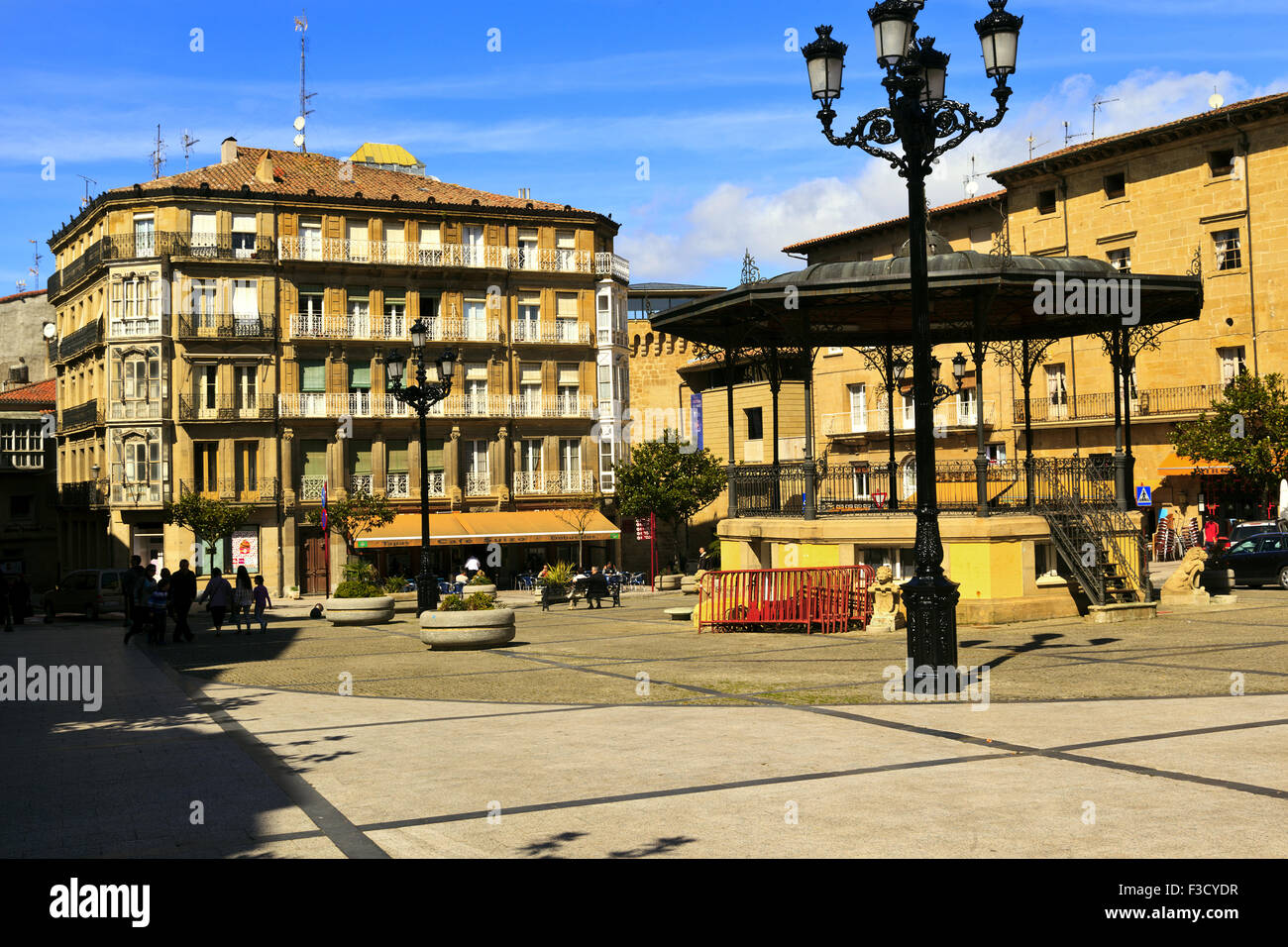 Plaza de la Paz, Haro, La Rioja, Spagna Foto Stock