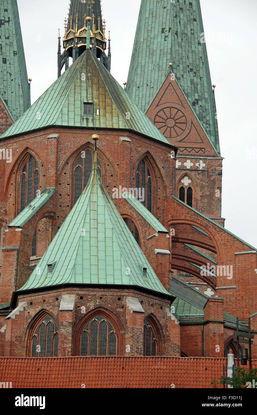 Lubecca, Germania, Marienkirche, Chiesa di Santa Maria Foto stock - Alamy