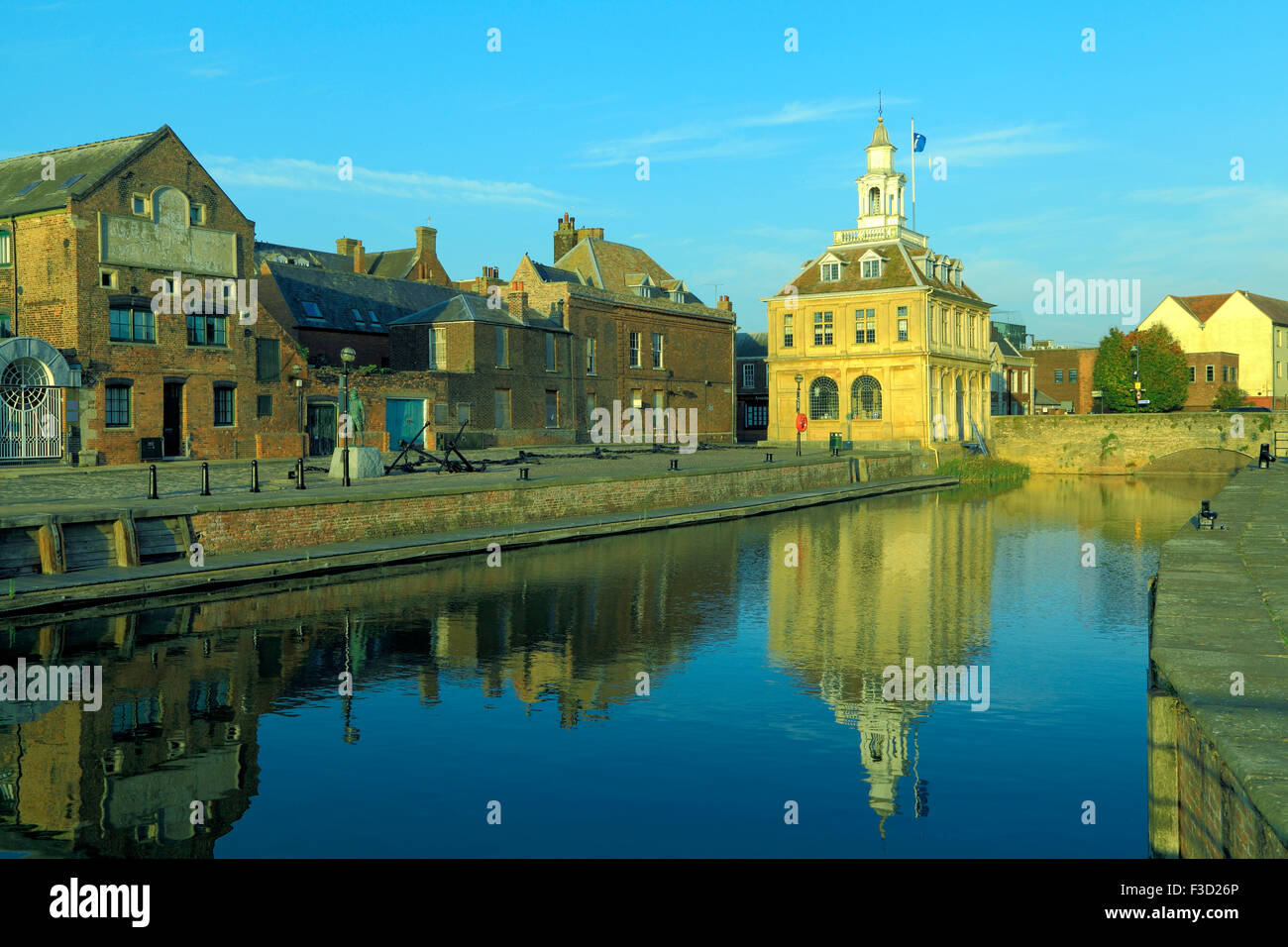 Hereford Quay, casa doganale, Custom House, magazzini kings lynn norfolk England Regno Unito Foto Stock