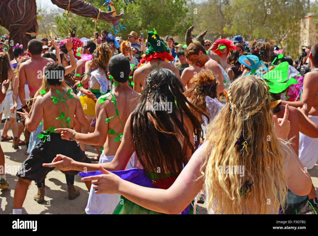 Purim Carnival in Israele Foto Stock