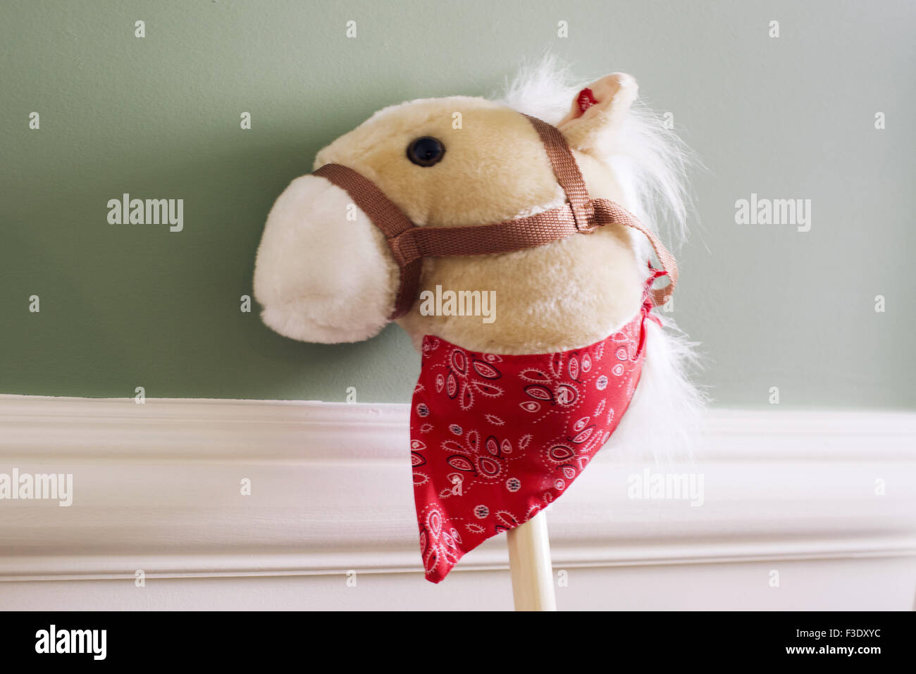 Bambino giocattolo cavallo hobby Foto Stock