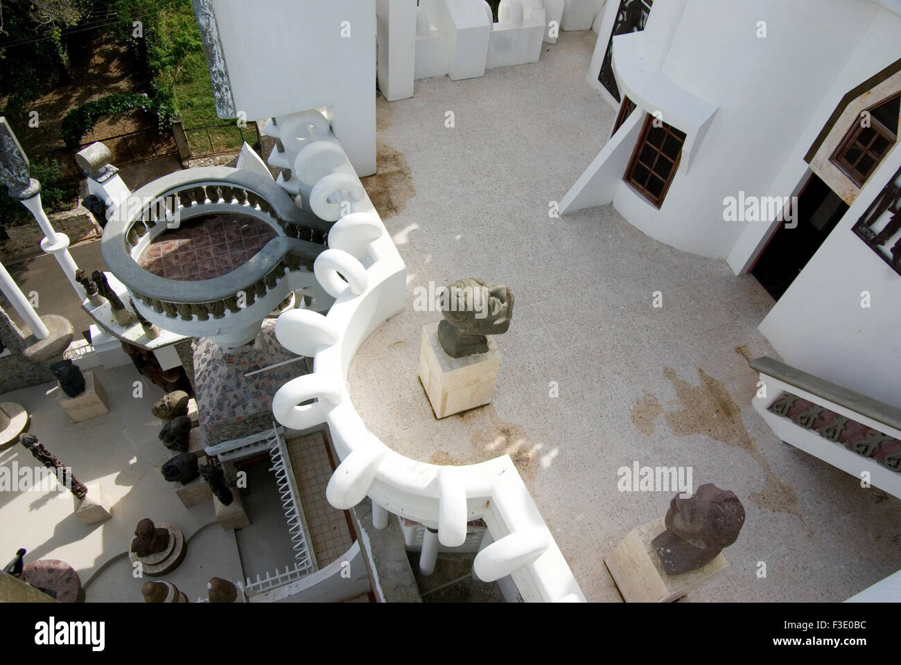 Eccentrico e straordinario Museo e Collezione di haitiani arte contemporanea costruito da Rolf Schultz in Repubblica Dominicana Foto Stock