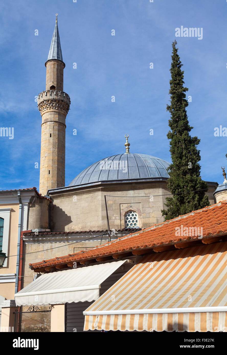 La moschea musulmana di Komotini città in Grecia Foto Stock