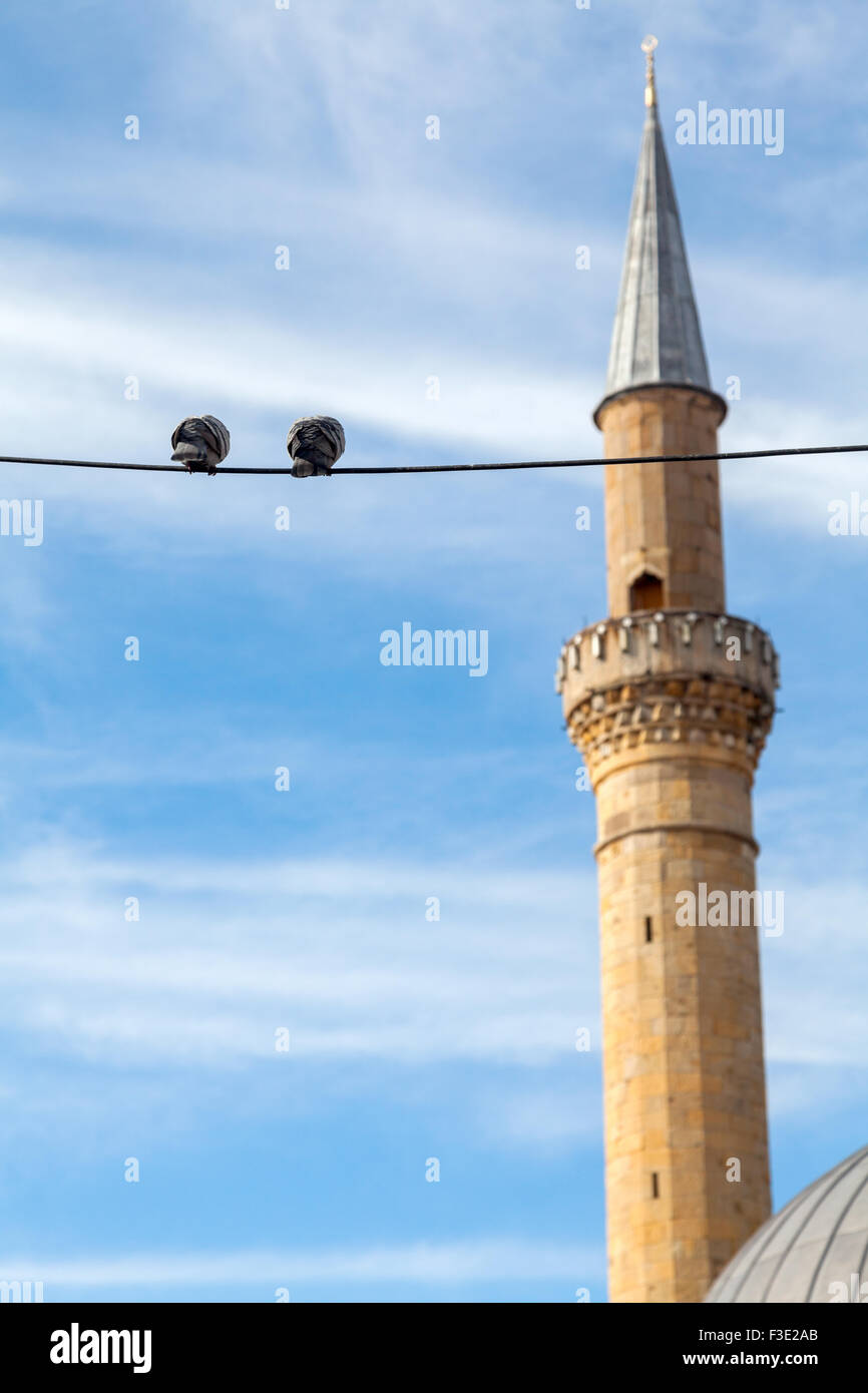 La moschea musulmana di Komotini città in Grecia Foto Stock