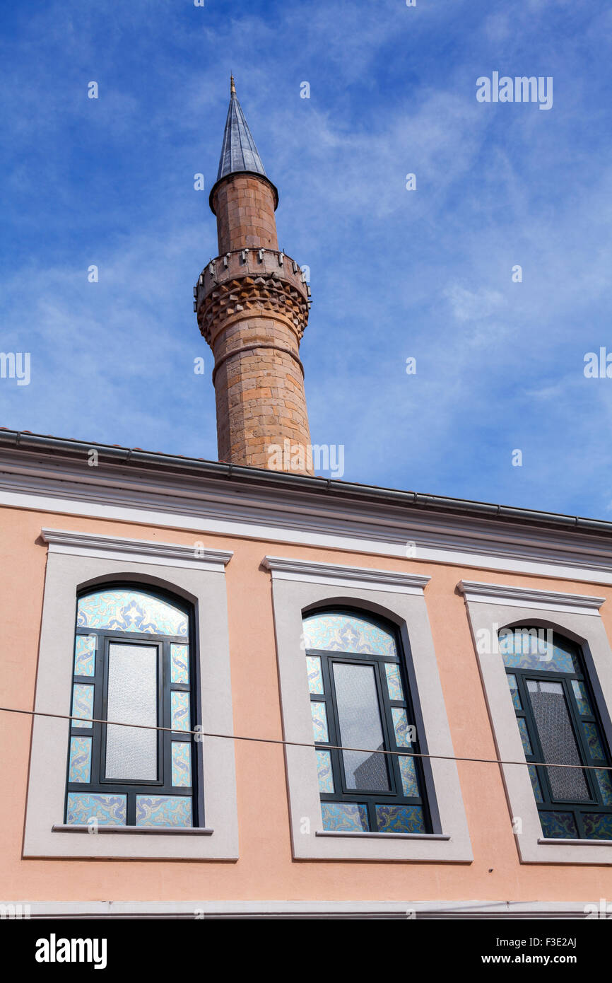 La moschea musulmana di Komotini città in Grecia Foto Stock