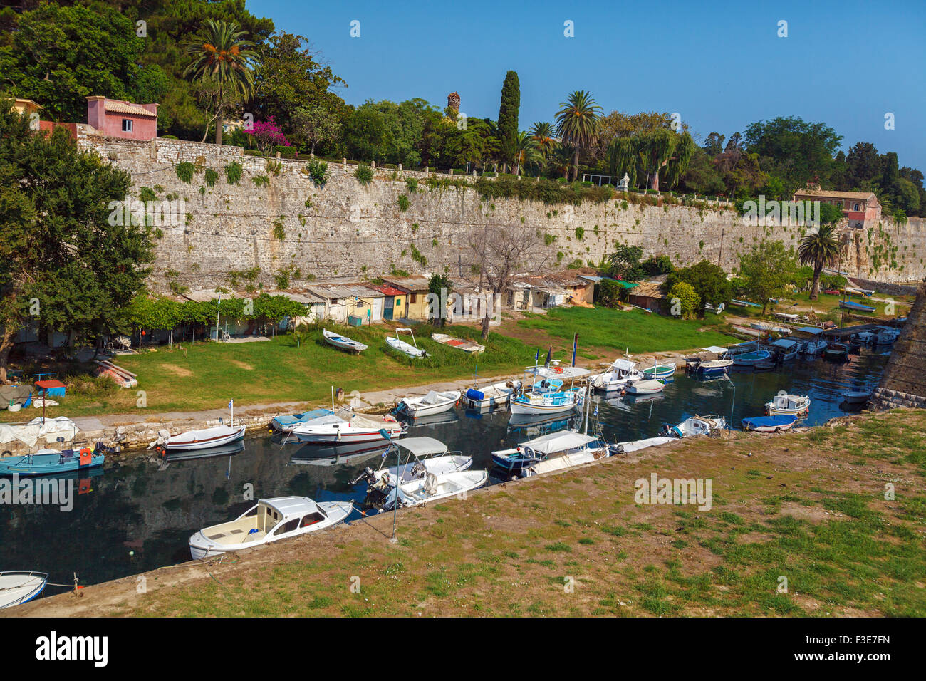 Fortezza vecchia di Corfu', l'isola di Corfù, Grecia Foto Stock