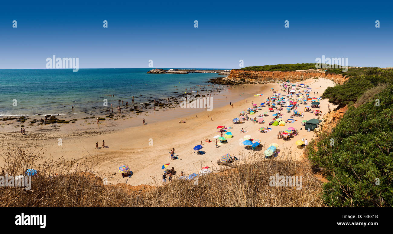 Cala del Aceite spiaggia Cadice Andalusia Spagna Foto Stock