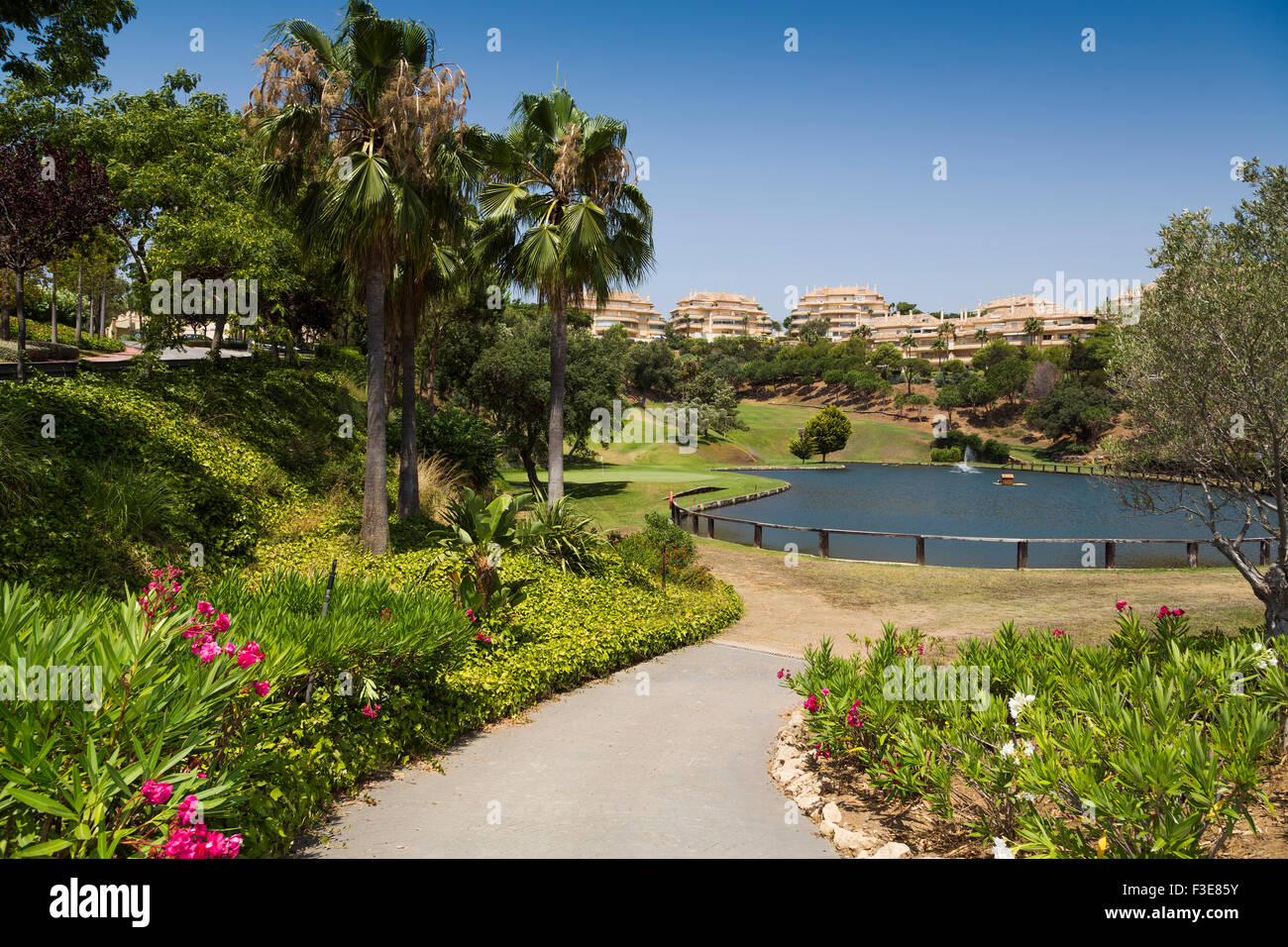 Greenlife Golf Club Marbella Malaga Costa del Sol Andalusia Spagna Foto Stock