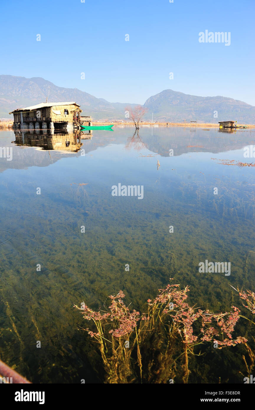 Oltre LaShiHai un lago in Yunnan Foto Stock