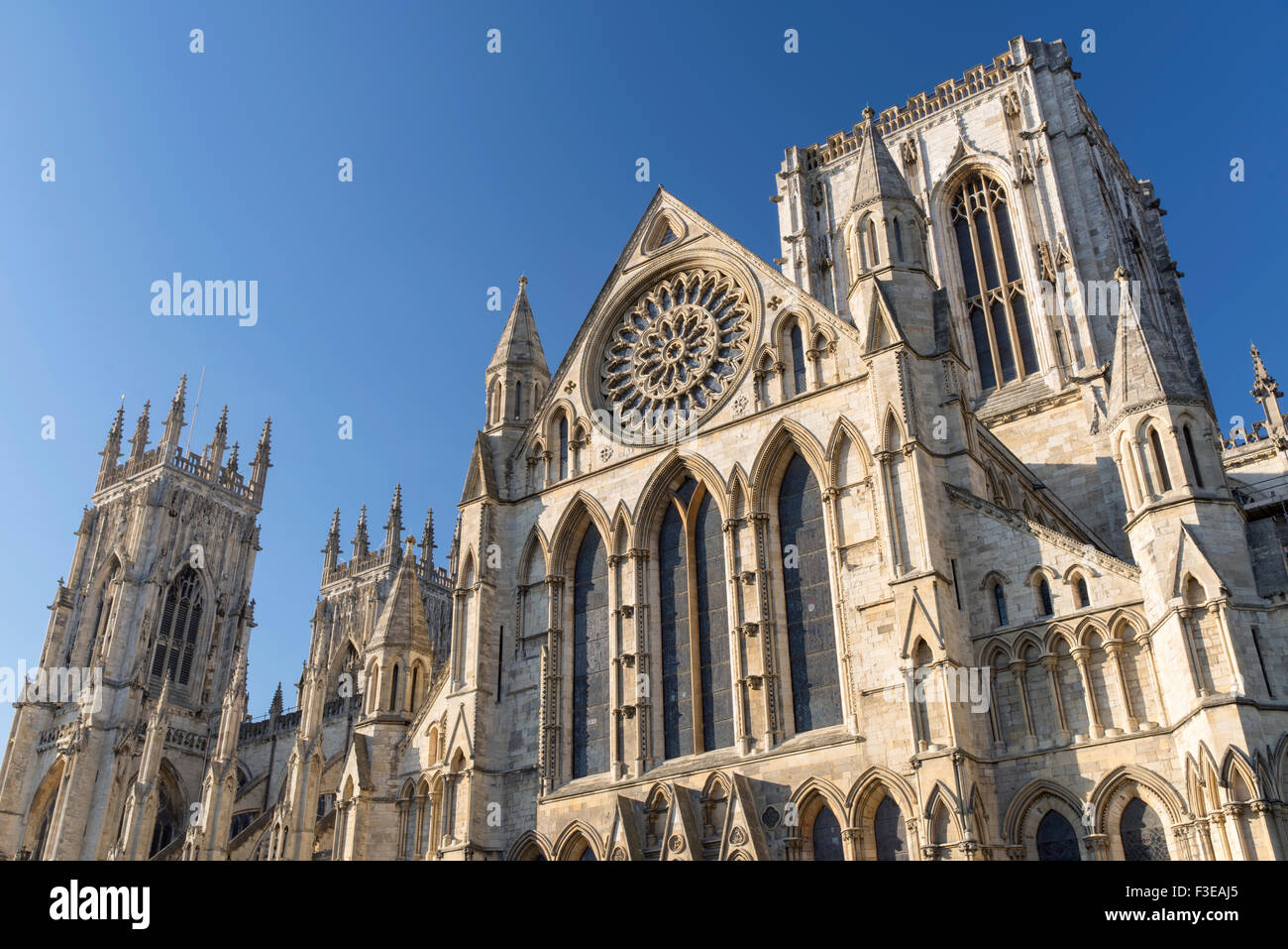 York Minster, North Yorkshire, Inghilterra, Ottobre 2015 Foto Stock