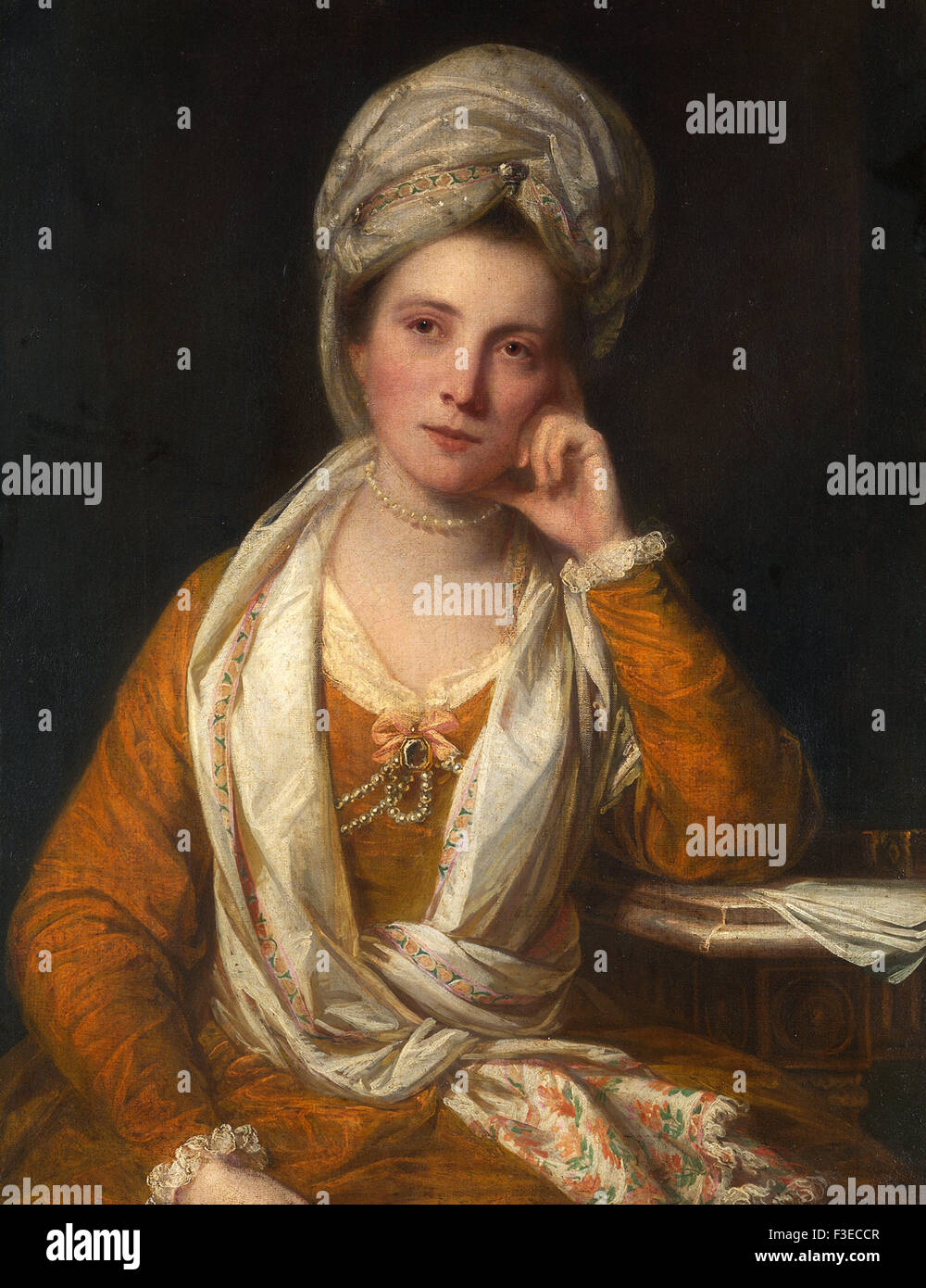 Sir Joshua Reynolds - La signora Horton, più tardi Viscountess Maynard Foto Stock