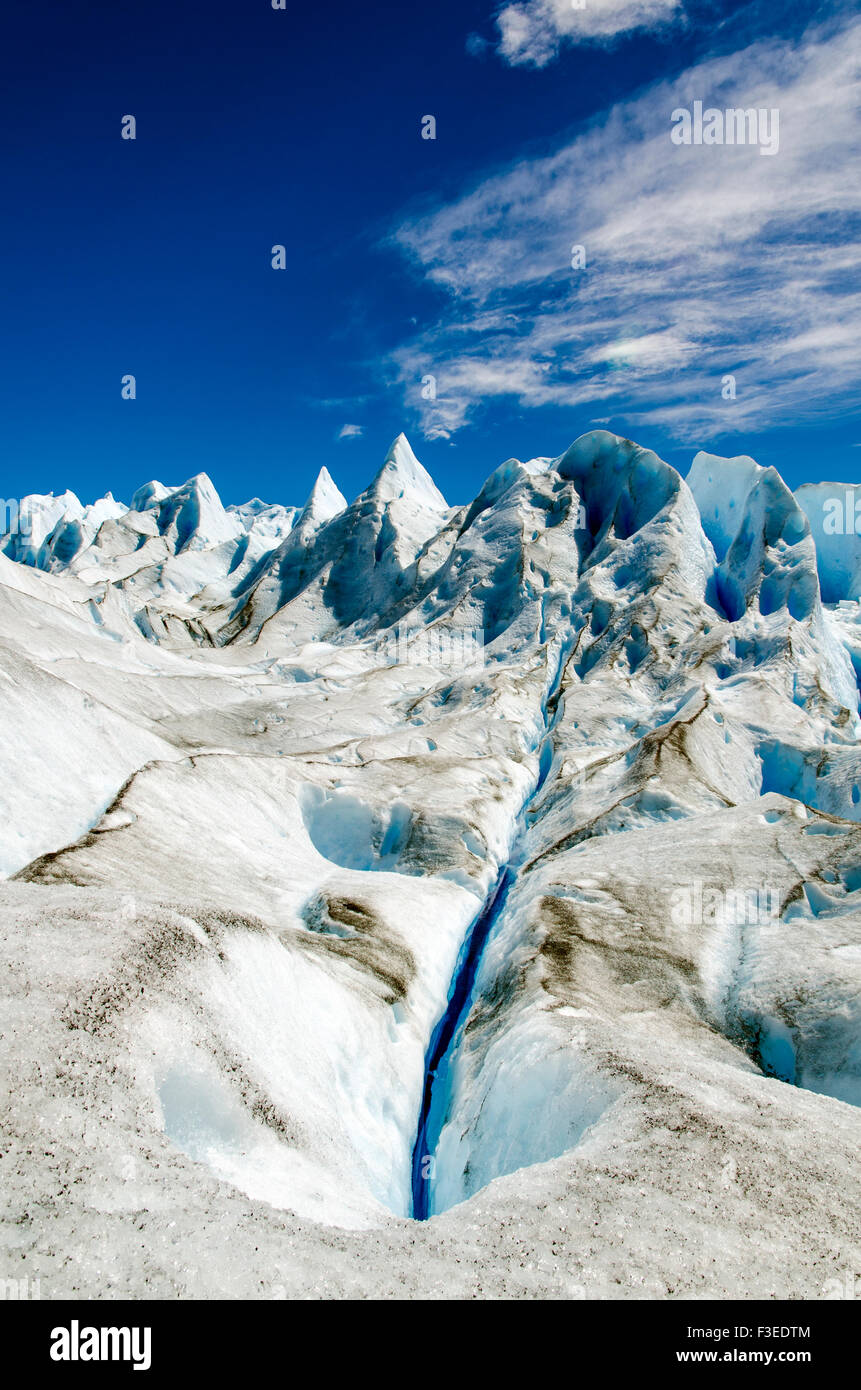 Ghiacciaio Perito Moreno, Perito Moreno National Park, Patagonia, Argentina, Sud America Foto Stock