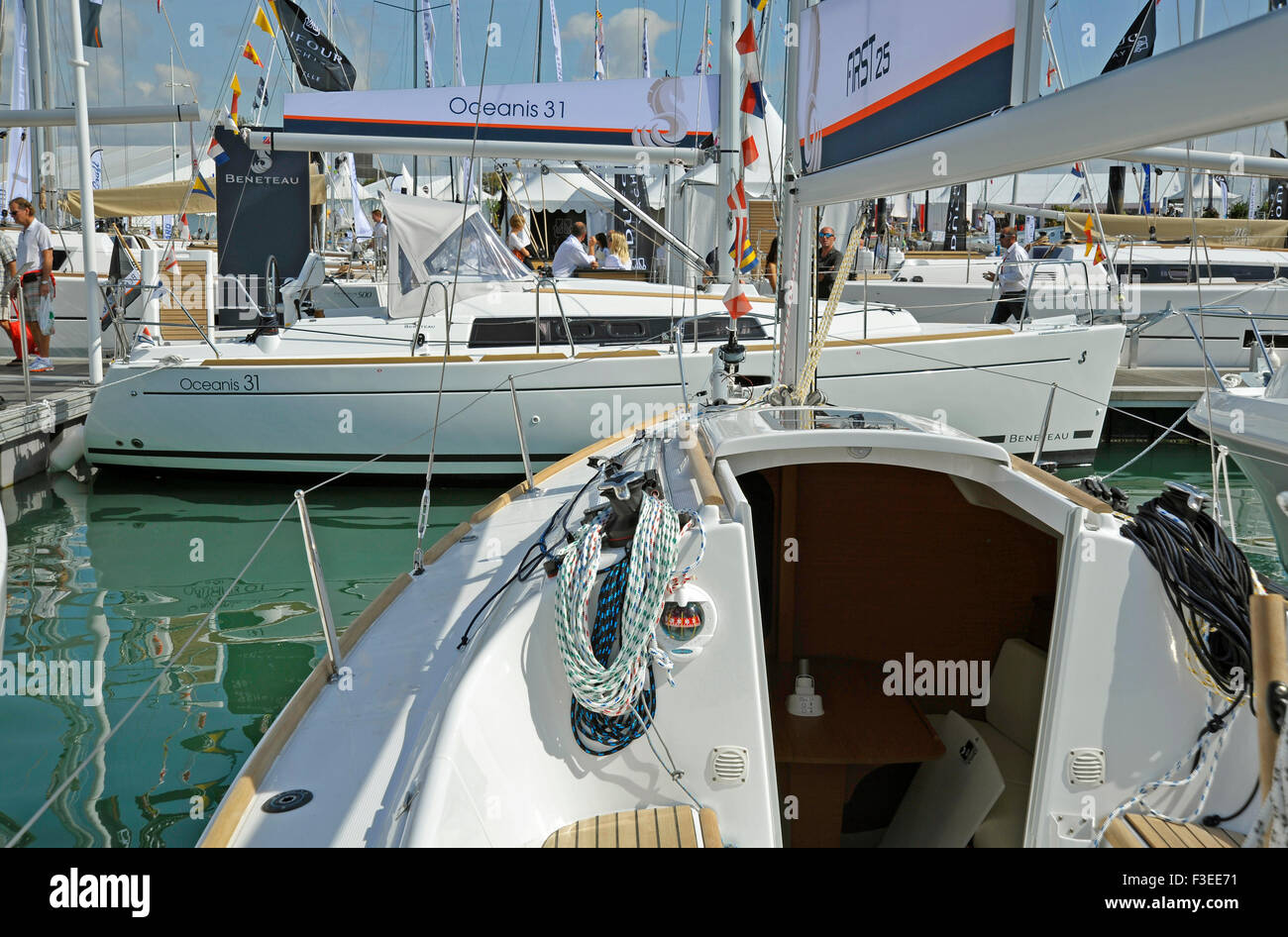 Grand Pavois International Boat Show La Rochelle Francia. Foto Stock