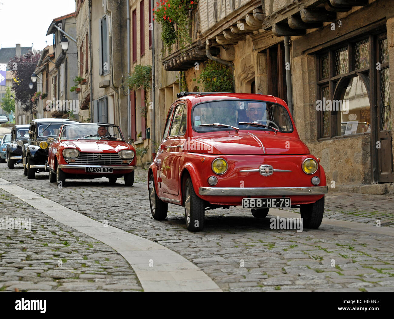 Fiat 500 classic vettura italiana Foto Stock