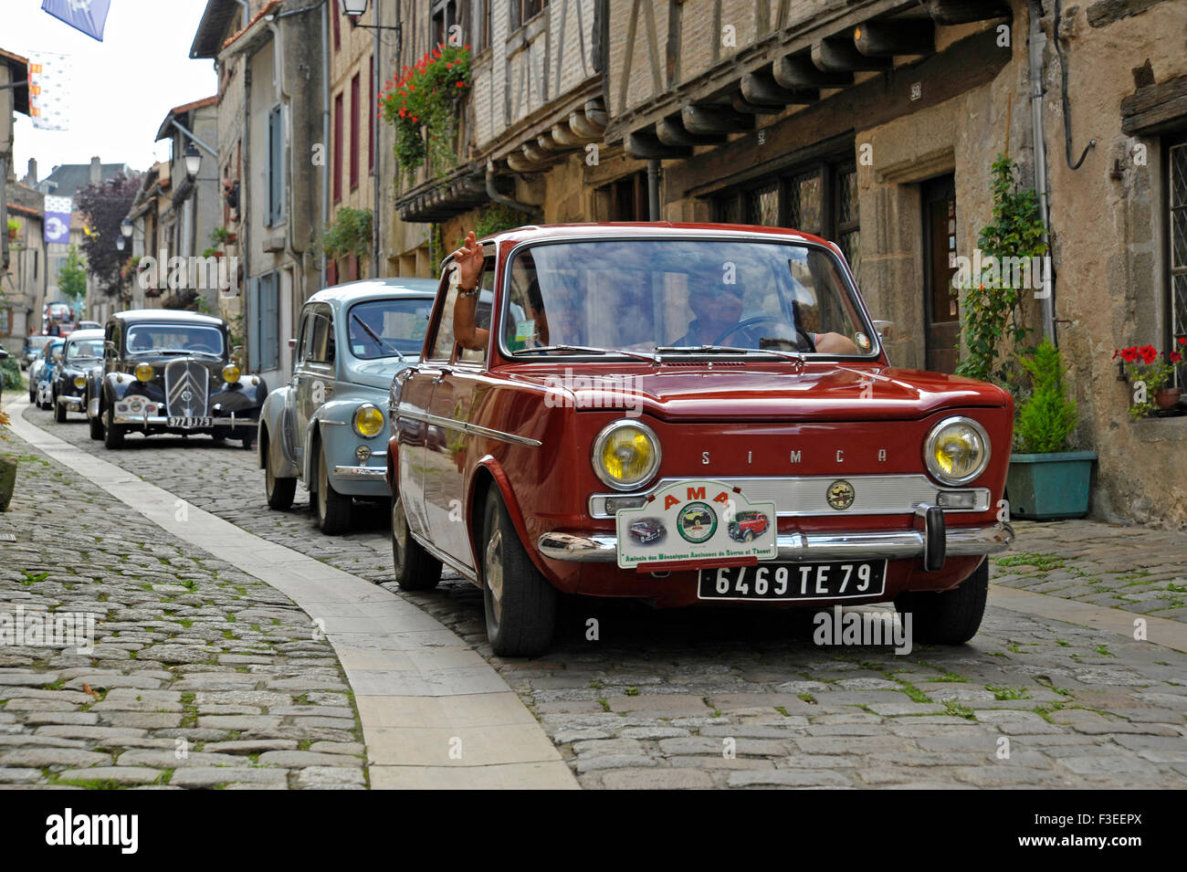 Francese Simca auto classica Foto Stock