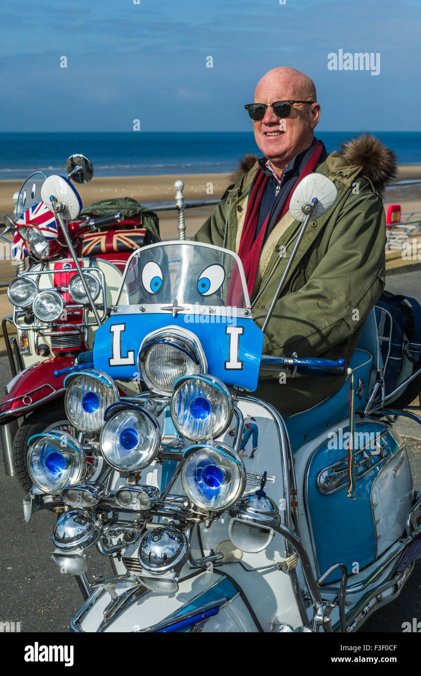 Promenade di Blackpool scene di strada Foto Stock