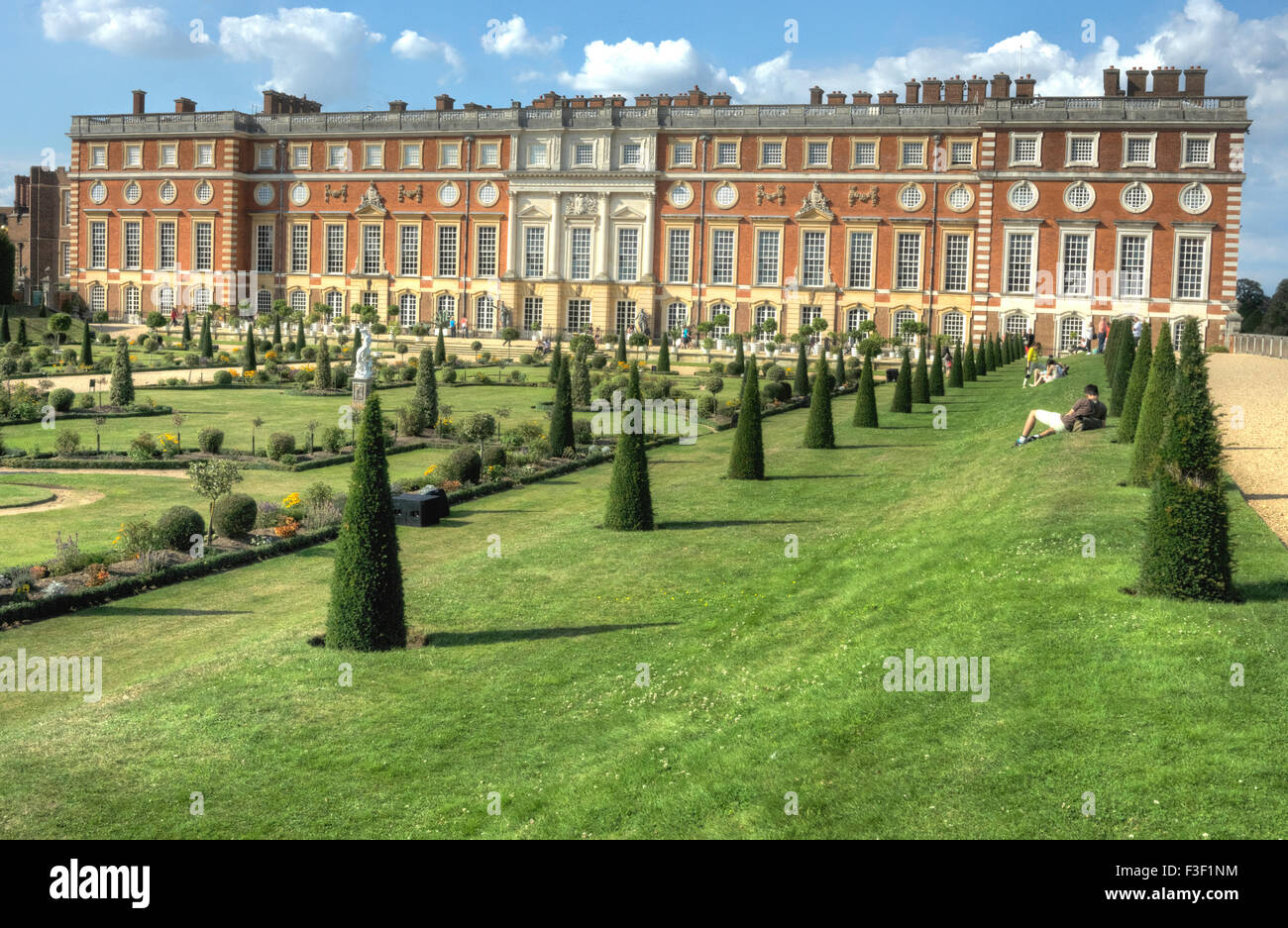 Hampton Court Palace Garden Foto Stock