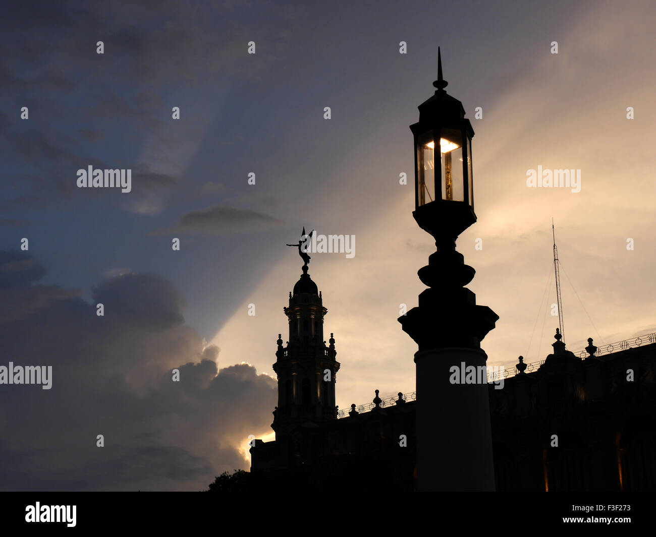 Rooftop Inglaterra Hotel Havana Foto Stock