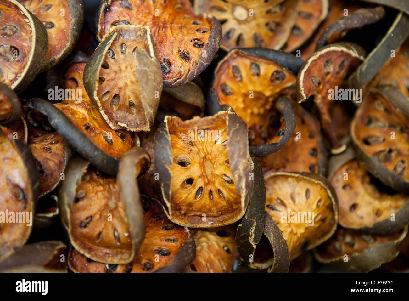 Fette di dried frutta esotica Foto Stock