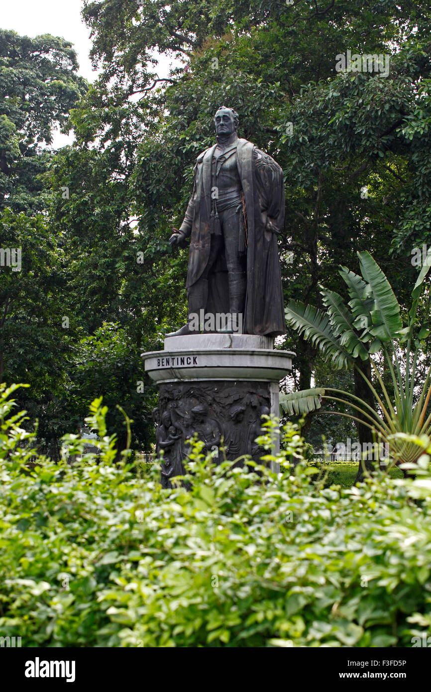 Lord William Bentinck, ex Governatore Generale dell'India, Tenente Generale Lord William Henry Cavendish Bentinck, statua di Bentinck, soldato britannico, statista, Calcutta, Kolkata, Bengala Occidentale, India, Asia Foto Stock