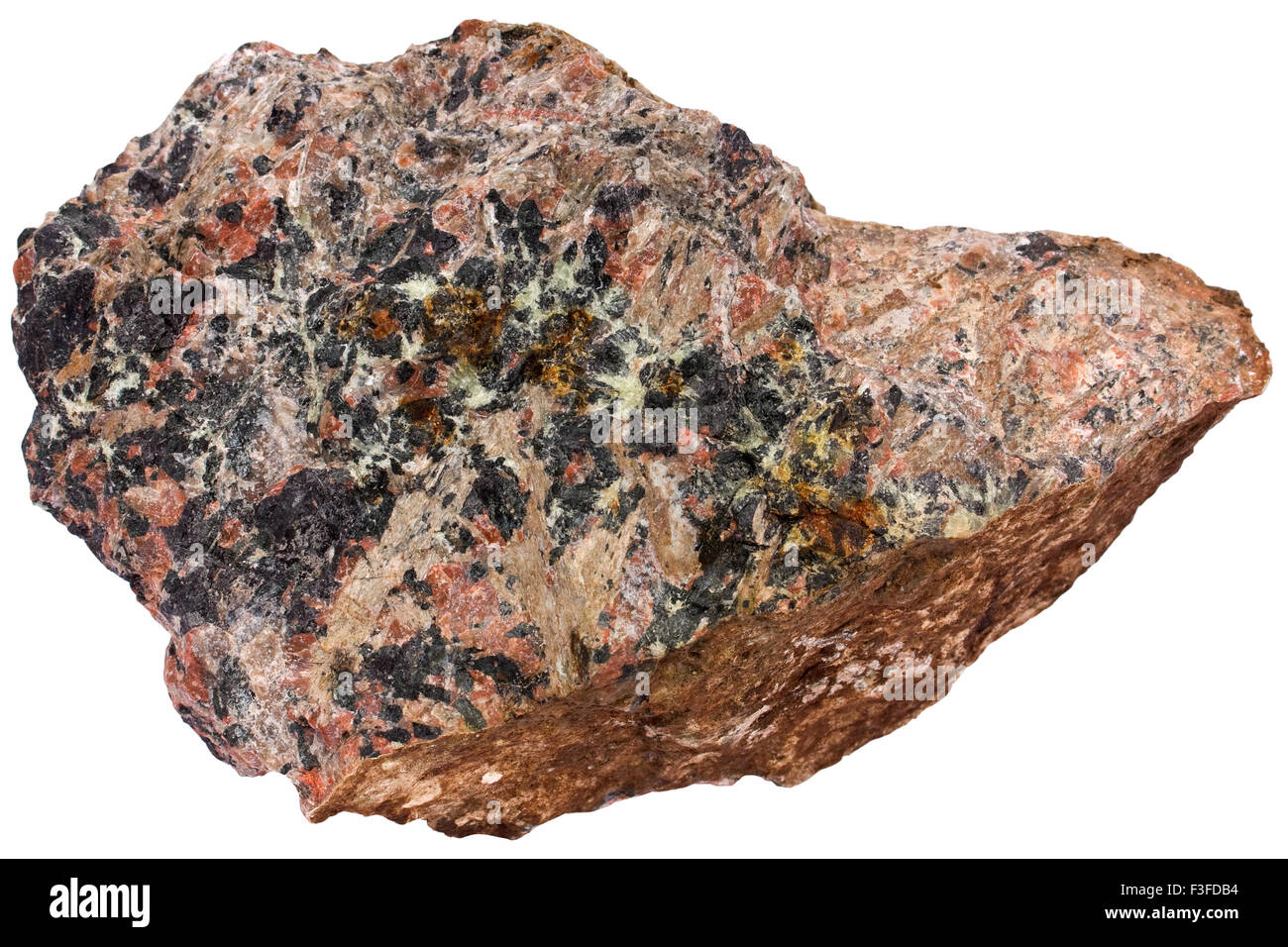 Nefelina-cancrinite sienite Foto Stock