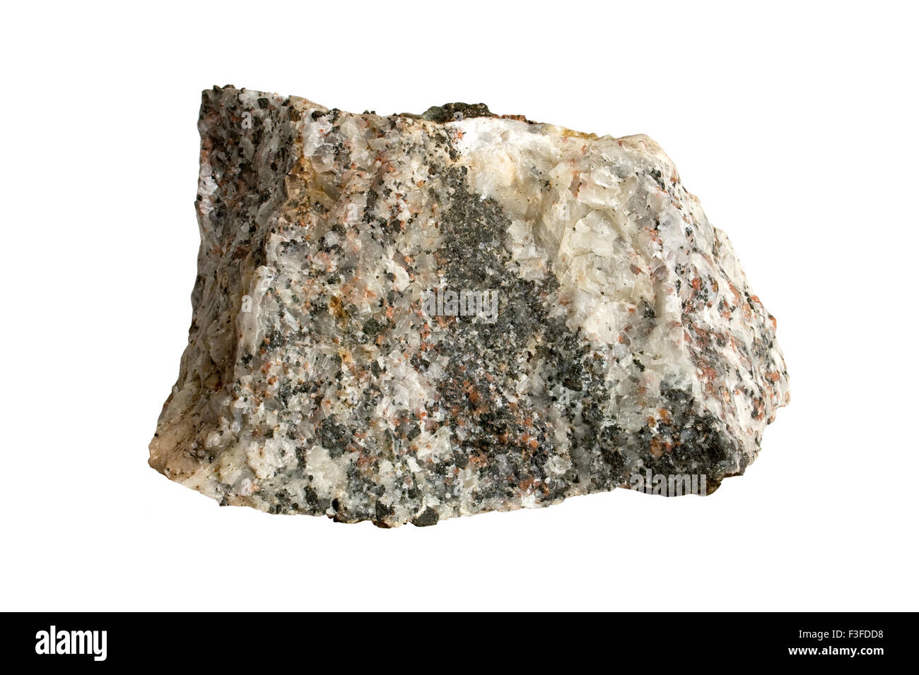 Carbonatite con silicato alcalino minerali Foto Stock