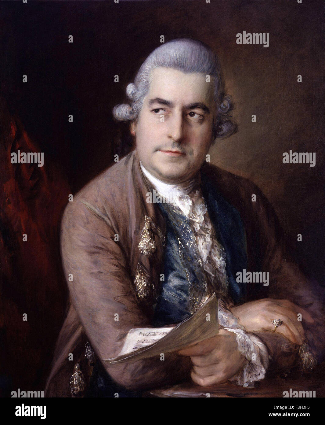 Thomas Gainsboroug - Johann Christian Bach Foto Stock