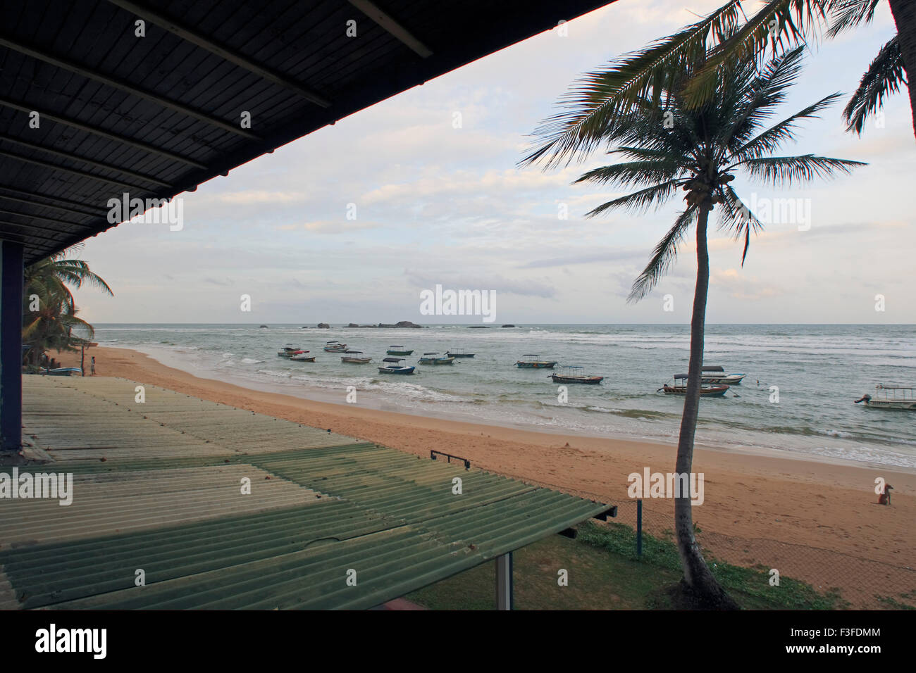 Hikkaduwa un lato mare patrimonio casa di riposo ; Sri Lanka Foto Stock