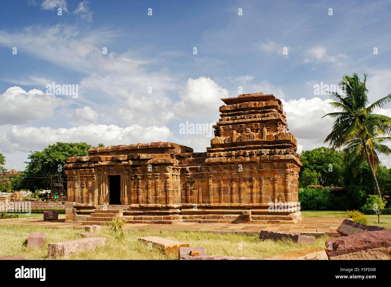 Heritage Durga tempio del VII secolo ; Aihole ; Karnataka ; India Foto Stock