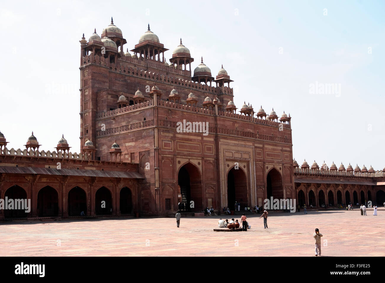 Eredità di Mondo Fatehpur Sikribuland darwaja lato posteriore ; sikri ; Uttar Pradesh ; India Foto Stock