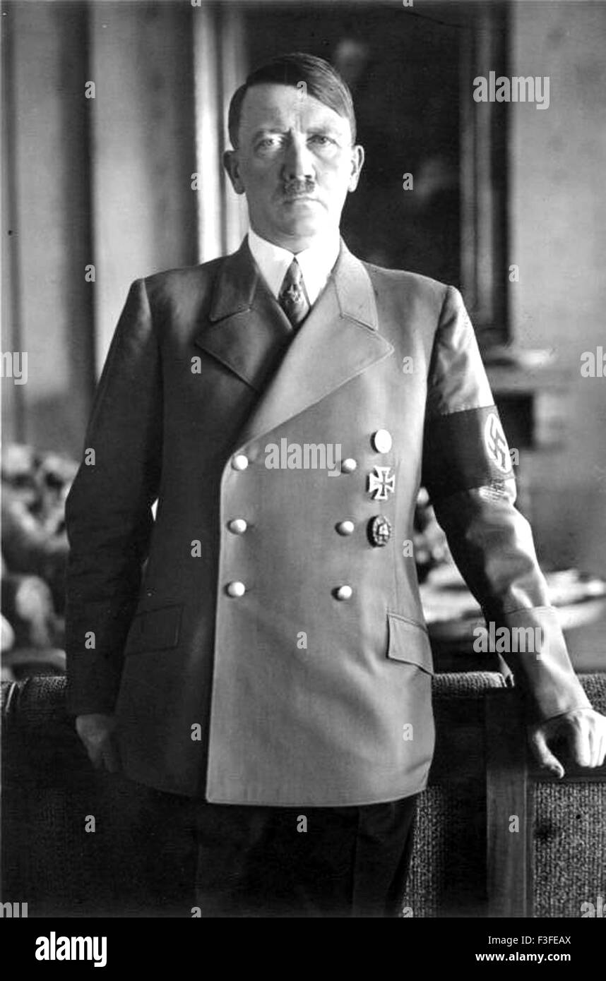 ADOLF HITLER (1889-1945) tedesco leader nazista nel 1938 Foto Stock