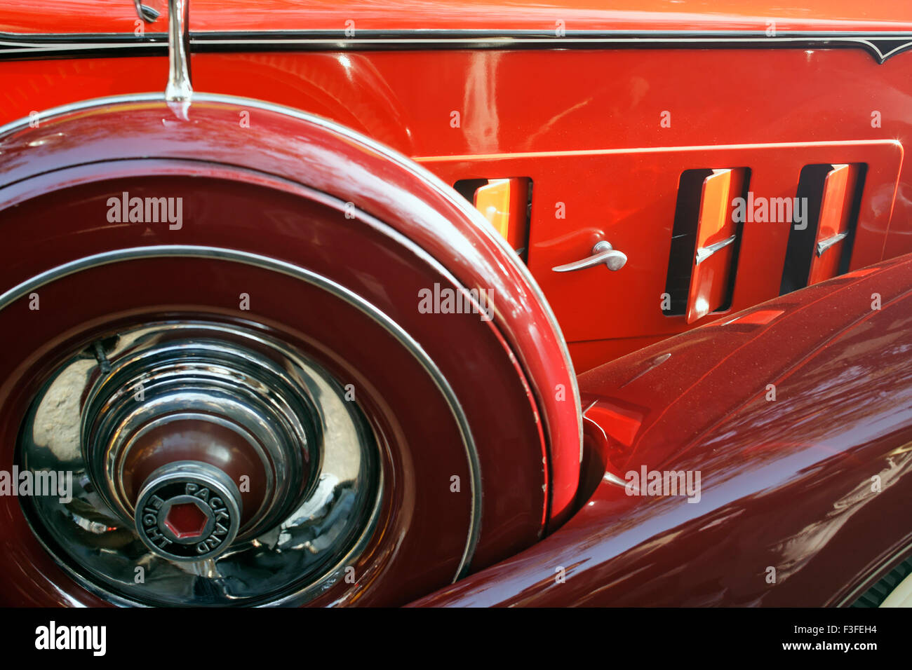 Packard otto auto, auto d'epoca, auto classica, vecchia auto, auto d'epoca Foto Stock