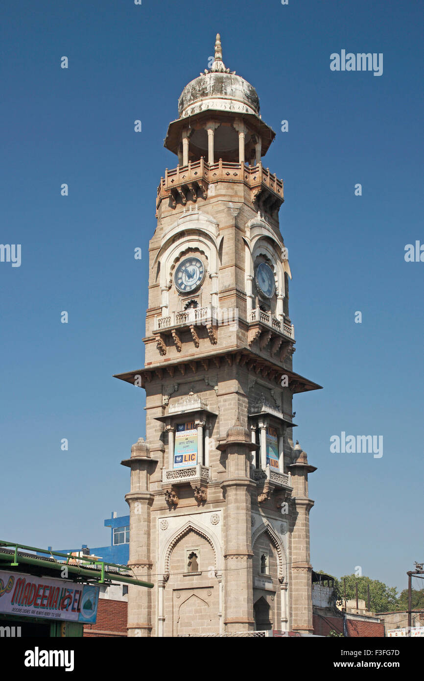 Heritage torre dell orologio ; Victoria Giubileo 1887; Ajmer ; Rajasthan ; India Foto Stock